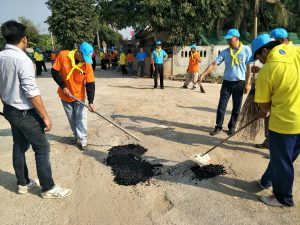 ซ่อมแซมถนนบ้านทุ่งจาน