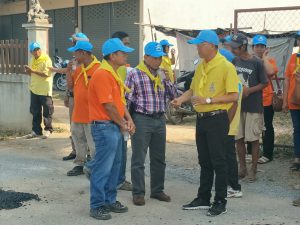 ซ่อมแซมถนนบ้านทุ่งจาน