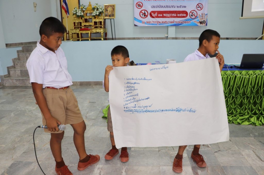 โครงการอบรมโครงการโรงเรียนสีขาวปลอดยาเสพติด