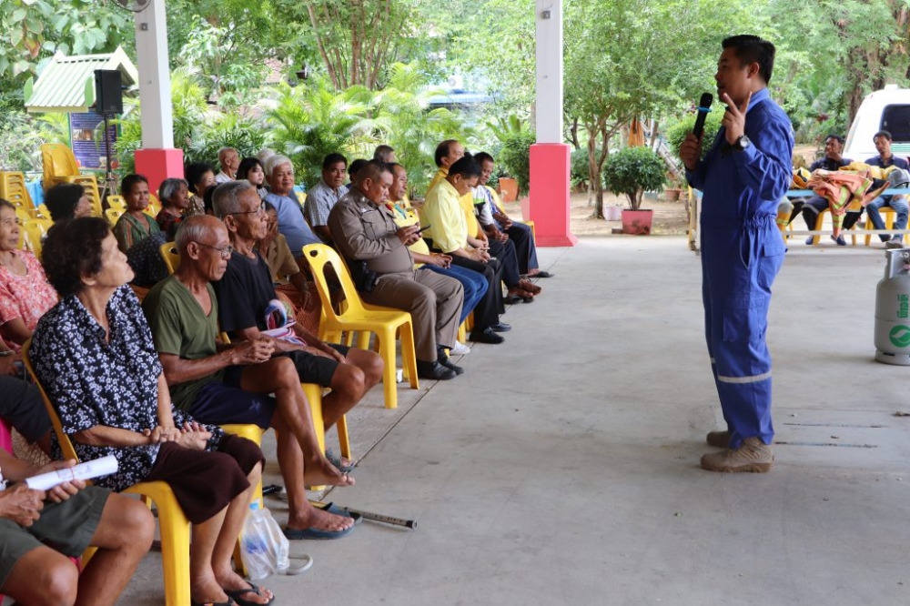 โครงการป้องกันอัคคีภัยและสาธิตการดับเพลิง