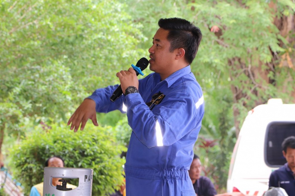 โครงการป้องกันอัคคีภัยและสาธิตการดับเพลิง