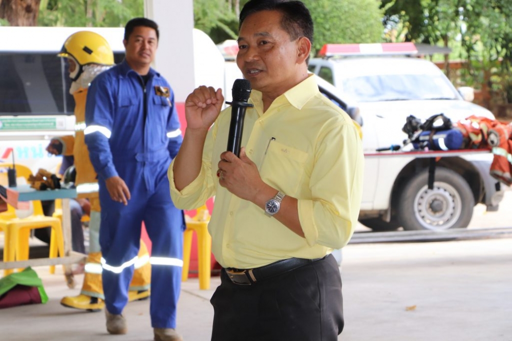 โครงการป้องกันอัคคีภัยและสาธิตการดับเพลิง