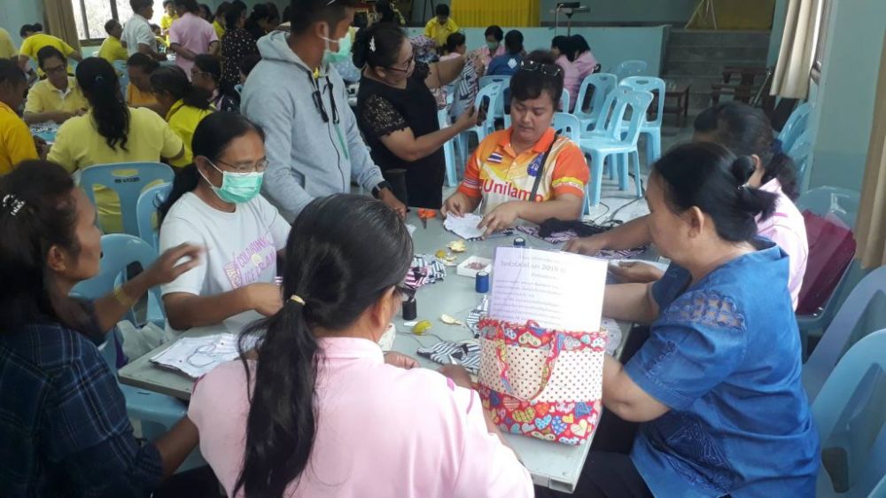 โครงการให้ความรู้ในการป้องกันโควิด