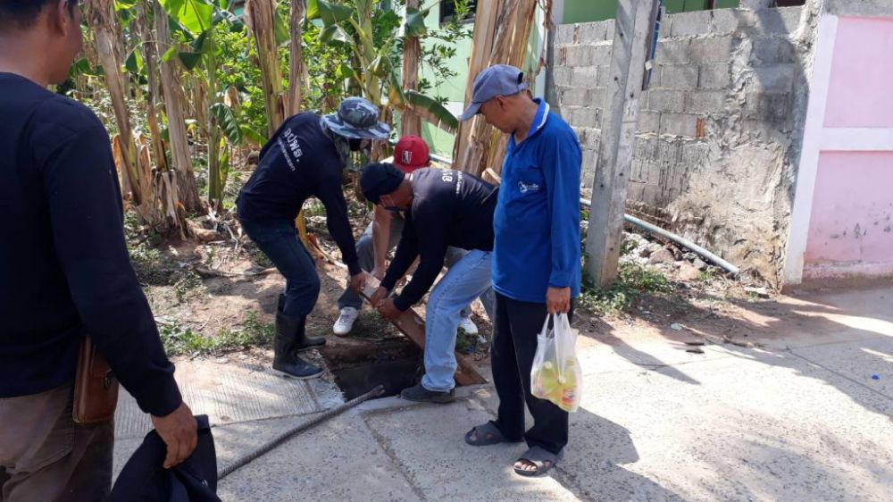 ออกสำรวจแหล่งน้ำเสีย