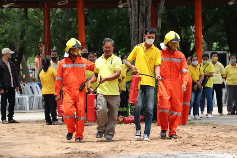 โครงการป้องกันอัคคีภัยและสาธิตการดับเพลิง