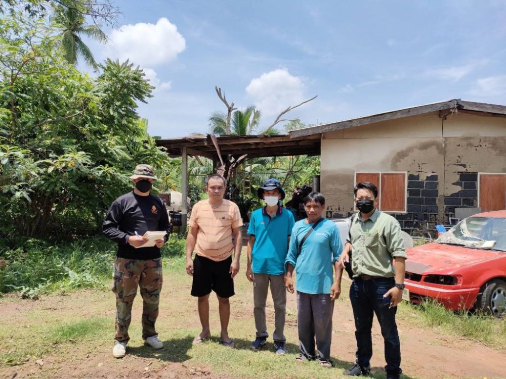 ช่วยเหลือผู้ประสบวาตภัยในพื้นที่